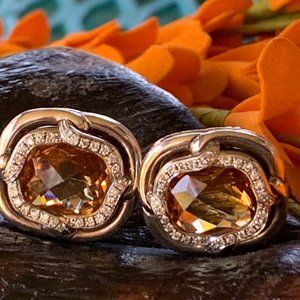 SOLD      David Yurman Labyrinth Diamond Earrings